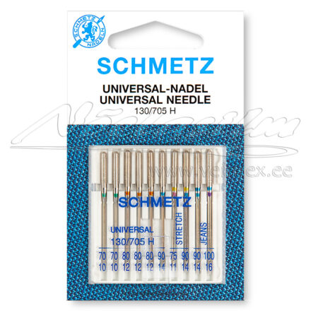 Nõelad Schmetz 130-705 H Combi-Box erinevad suurused 10 tükki